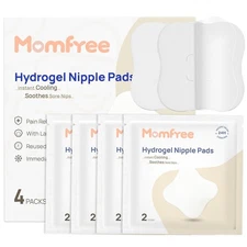 Instant Cooling Hydrogel Gel Pads for Breastfeeding Nipple Relief Soothes and
