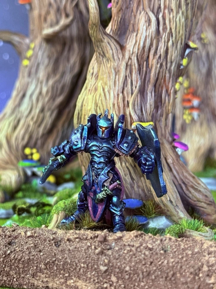 Caballero de la Muerte Pintado para Mazmorras y Dragones RPG Minis AOS Hammer Foto 2 de 4