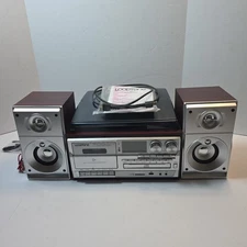 Looptone 9 In 1 Vinyl Record Player  Turntable CD Cassette Player Radio USB SD