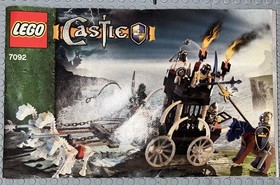 Lego 7092 Castle Skeletons' Prison Carriage Complete Set Vintage Manual