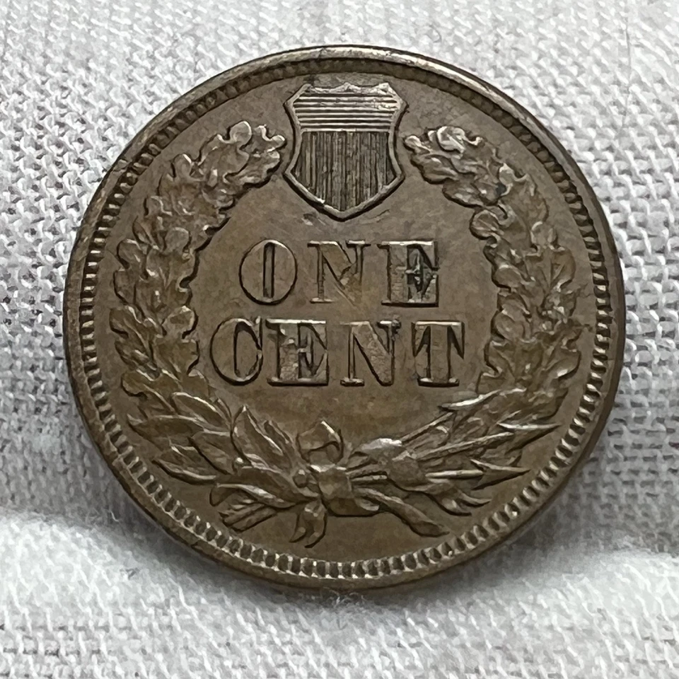 1868 Semi-Key Date Indian Head Cent receive coin pictured see description #3066 - Image 2 of 3