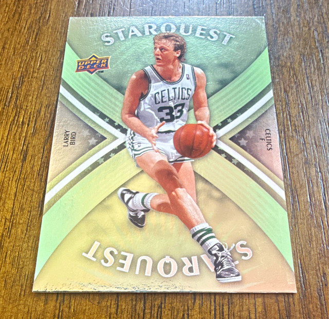 Upper Deck 2008-09 UD First Edition Starquest Insert Larry Bird Celtics #SQ-3