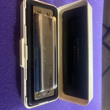Hohner Marine Band Custom Harmonica w/ Custom Acrylic Comb Key of Bb