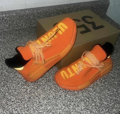 Size 8 - adidas Pharrell x NMD Human Race Orange s-l400.jpg main image 2