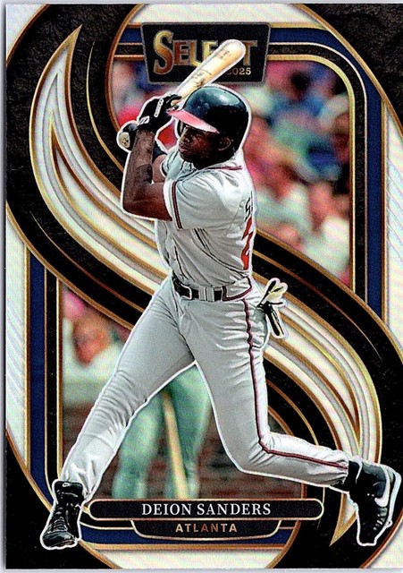 2025 Panini Select #195 Deion Sanders Silver Prizms