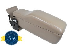 1992-1999 Buick Lesabre Center Console Beige Leather Bench Seat Armrest Oem 1992-1999 Buick Lesabre Center Console Beige Leather Bench Seat Armrest Oem