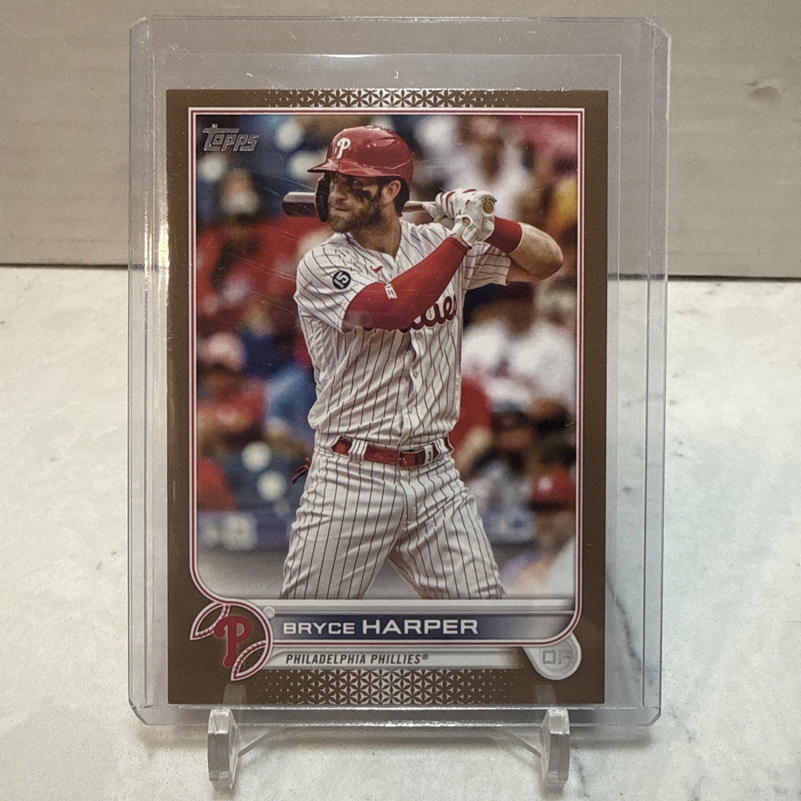 2022 Topps Series 1 - Bryce Harper #250 Gold /2022