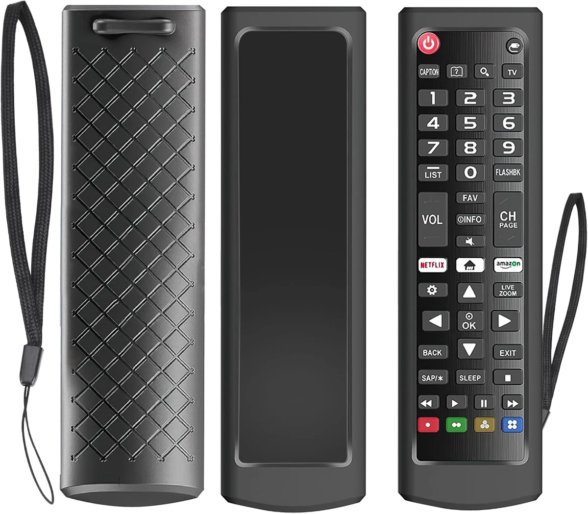 Custodia Protettiva in Silicone Compatibile con LG AGF76692608 AKB73615303 Smart TV Telecomando, Copertura Removibile Lavabile Antiurto per LG Telecomando, con cordino (Blu