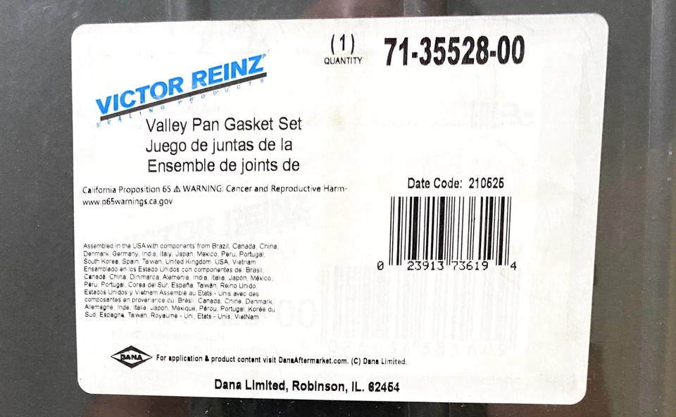 VICTOR REINZ 713552800 - Junta colector admisión motor Land Rover Morgan varios Foto 2 de 3