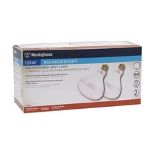 Westinghouse 03956 125 Watt R40 Infrared Heat Lamp Floodlight Bulb