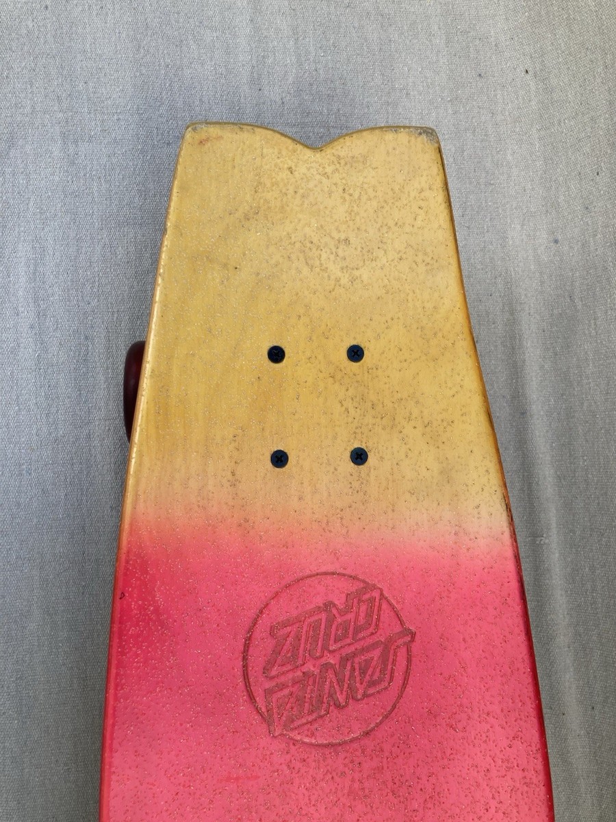 Santa Cruz Land Shark Cruiser Skateboard 8.8x27 Island Sunset Rare