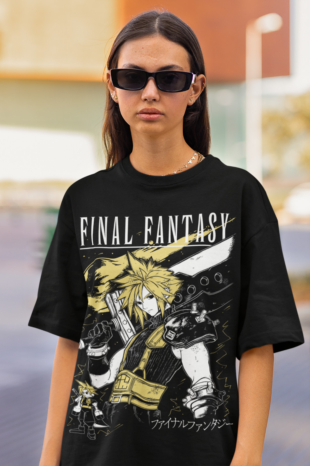 Final Fantasy VII T-Shirt Rebirth  Vintage Retro Final Fantasy 7 Rebirth Shirt thumbnail 5