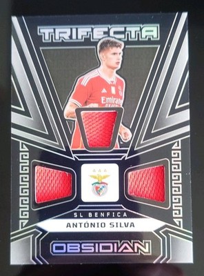 2023-24 PANINI OBSIDIAN TRIFECTA MATERIAL #TM-AS ANTONIO SILVA /199 - MINT