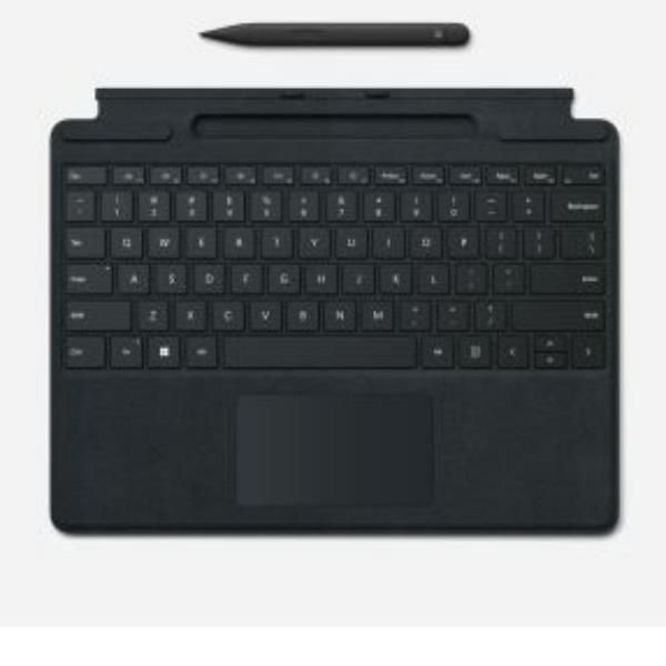 Microsoft Nero Surface Pro Keyboard Mit Stiftaufbewahrung For Business (De, Docking), Tastiera, - Immagine 3