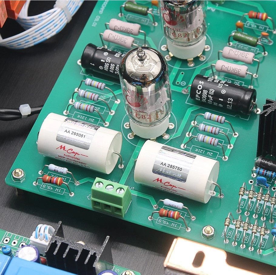 HiFi Upgraded Remote Tube Stereo Audio Preamplifier Base On Conrad-Johnson PV12 - Image 4 of 4