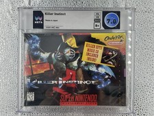 Killer Instinct Super Nintendo SNES Factory Sealed WATA Graded