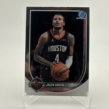 2025-26 Bowman Basketball CHROME BCV-199 Jalen Green, Houston Rockets