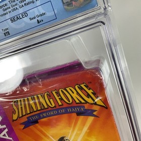 Sealed Shining Force - The Sword Of Hajya CGC 8.0 A++ (Not WATA Or VGA)