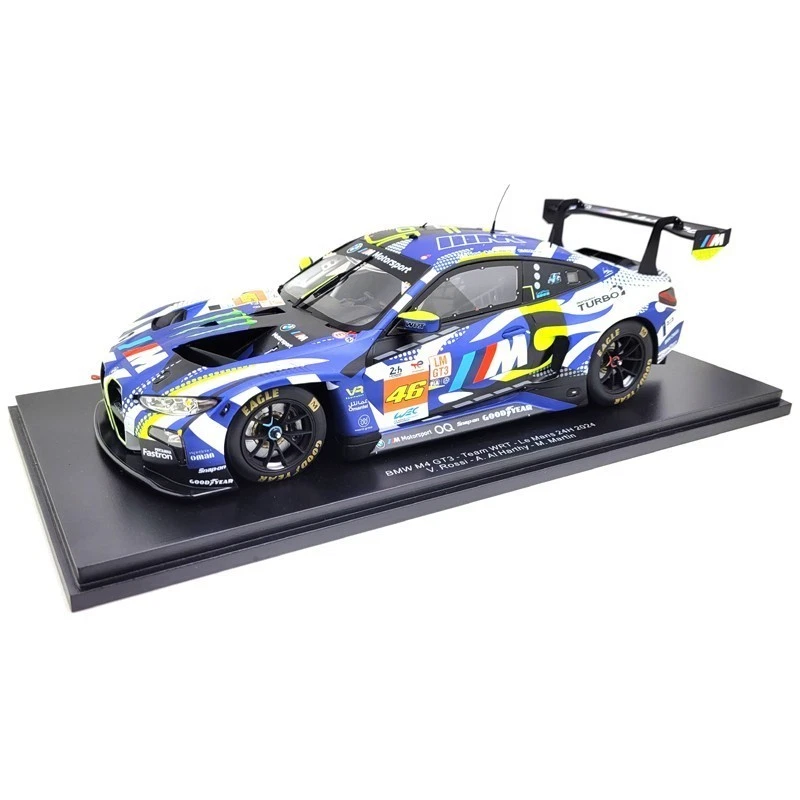 Spark BMW M4 GT3 #46 WRT Le Mans 24H 2024 V. Rossi/A. Al Harthy/M. Martin 1:18 Foto 4 de 4