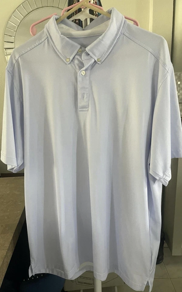 Camisa Polo de Golf Bolle Para Hombre Talla XL Manga Corta Púrpura Rendimiento Activo Foto 3 de 4