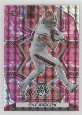 2022 Panini Mosaic Pink Camo Mosaic Prizm Kyle Juszczyk #226 11c7
