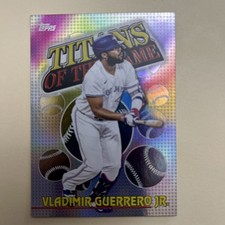 2026 Topps Series 1 Valdimir Guerrero Jr Titans of The Game TOG-17 Blue Jays
