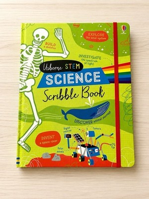 Usborne STEM Science Scribble Book Hardcover Activity Book, Ages 4-8