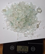 Sea Glass Clear- light blue 294g Beach Glass Seaham no.10