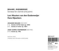 Klarinettensonate Op.105A | Johannes/Rheinberger,Josef Gabriel Brahms | Audio-Cd
