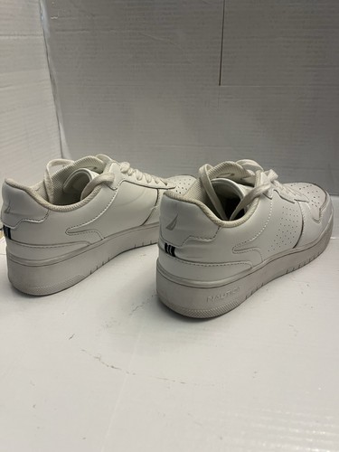 Nautica Stafford Sneakers White Lace Up Men's Size 10 - Picture 5 of 9