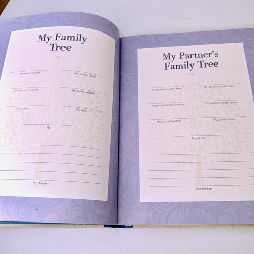 My Story + Our Family Story Hardcover Ancestry Family Tree Genealogical Memory - Picture 7 of 14