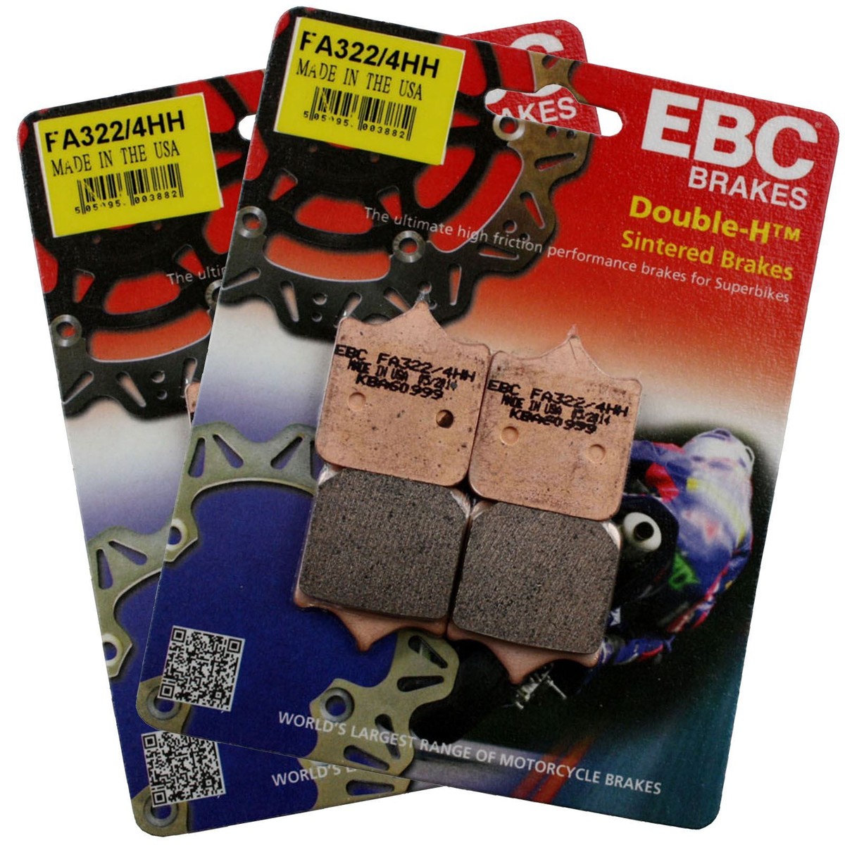 Virtual Agm Fitwell Scarpe EBC FA322/4HH Sintered Brake Pads X2