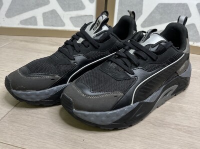 PUMA MEN RS TRCK SLATE 391577-01 BLACK 10 Sneakers Shoes