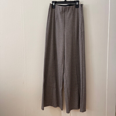 ICHI Women's Kate Cameleon Pants in Nomad SZ S Career Casual Academia Lagenlook
