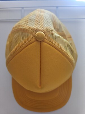 drew house Mascot Trucker Hat Golden Yellow rare DREW HOUSE Mascot Smiley Face TRUCKER HAT Golden Yellow mens  main image 2