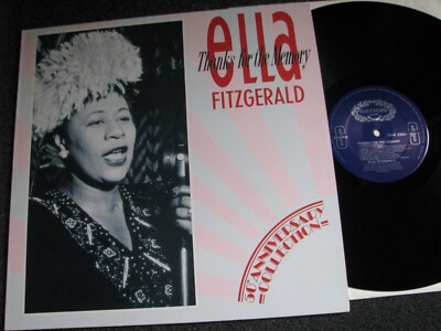 Ella Fitzgerald-Thanks for the Memory LP-1990 UK-MCA Records-Hallmark-SHM 3302