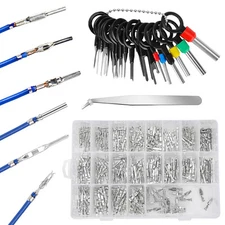 420PCS 21 Types Automotive Electrical Connector Pins Kit + Terminal Removal Tool