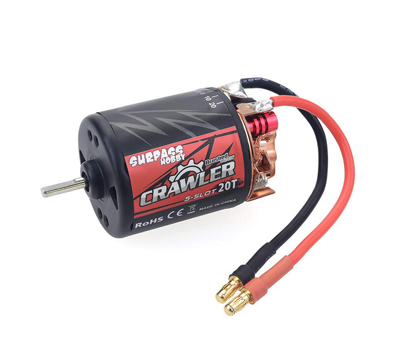 Crawler 5-Slot Stator 20 Turn 540 Size Brush Motor by Surpass
