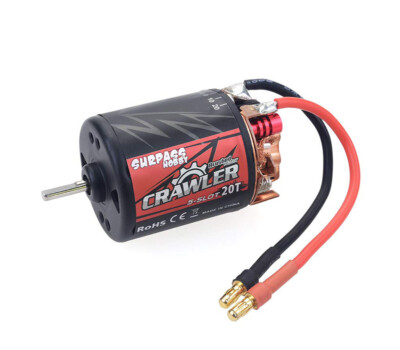 Crawler 5-Slot Stator 20 Turn 540 Size Brush Motor by Surpass