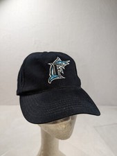 Genuine Official Merchandise Men's Florida Marlins Adjustable Cap Black