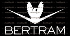 Bertram Yachts -Outdoor Sports- Car/SUV/Truck Vinyl Die-Cut Peel N' Stick Decals