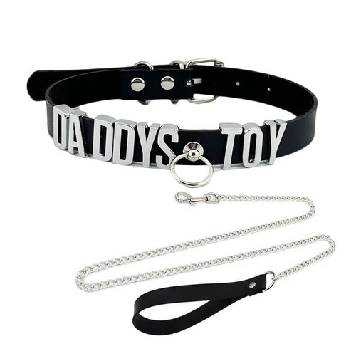 Pu Leather Daddy Collar Punk O-Ring Buckled Custom Ins Modern Necklace Choker - Picture 9 of 26
