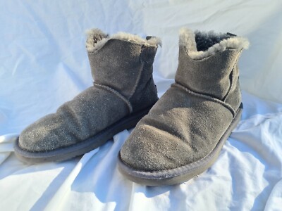 LAMO Damen Lammfell Wildleder Winter Boots Stiefelette Schuhe Gr. 40 Warm