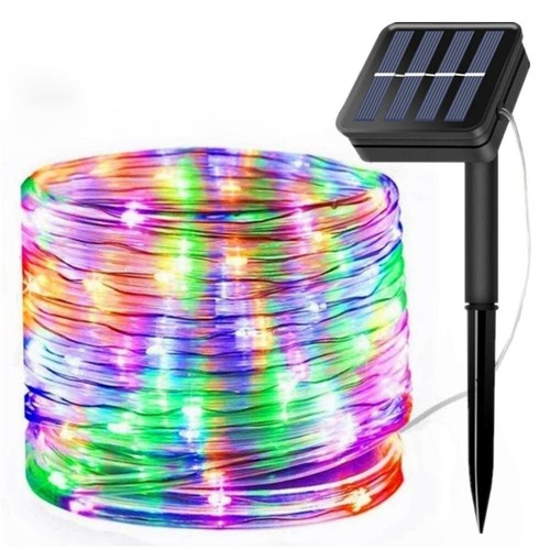 7.5-32m Solar Lichtschlauch Außen LED Streifen Lichterschlauch Lichterkette IP65 - Bild 76 von 81
