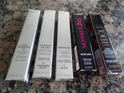 NIB Latest LANCOME Mascara, Cils, Lash Idole, Hypnose drama, Definicils to pick.
