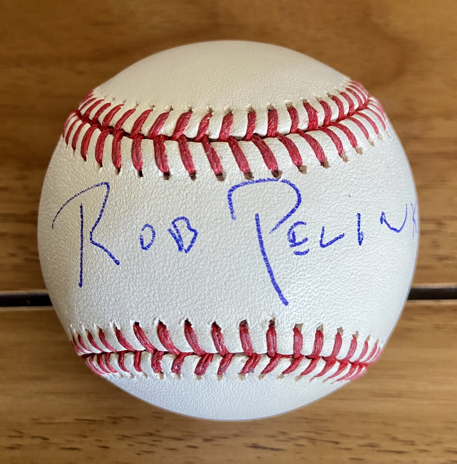 LA Lakers GM Rob Pelinka AUTO SIGNED Major League Baseball- JSA COA Luka Doncic! 