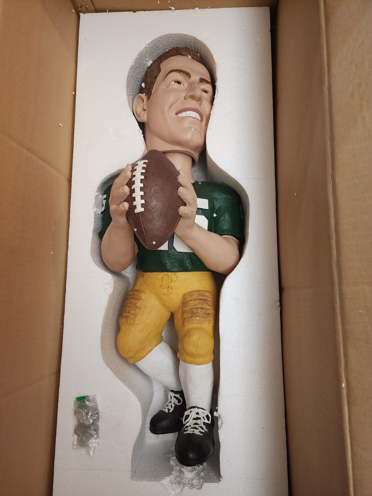 Rare Holy Grail Green Bay Packer Bart Starr 3 Foot Bobblehead Boxed eBay
