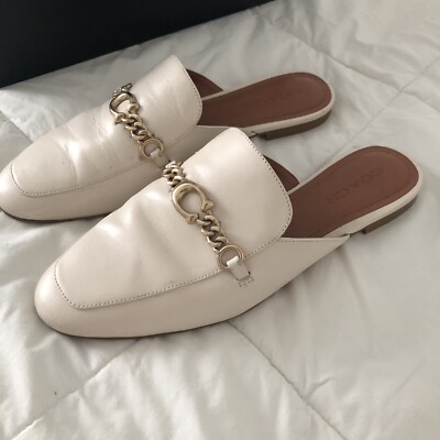 Coach Sofi Leather Slide Size 8. See description