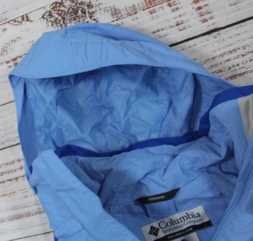 Columbia 14 / 16 Youth Girl's Interchange Hooded Jacket Blue - Picture 6 of 11