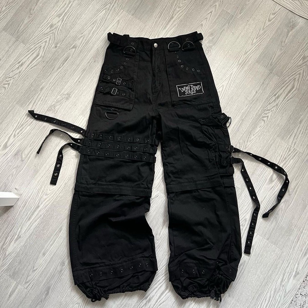 fartco loveearart同ボディ70's LIVING DEAD Living Dead Souls Avant Garde Japanese Brand bondage pants